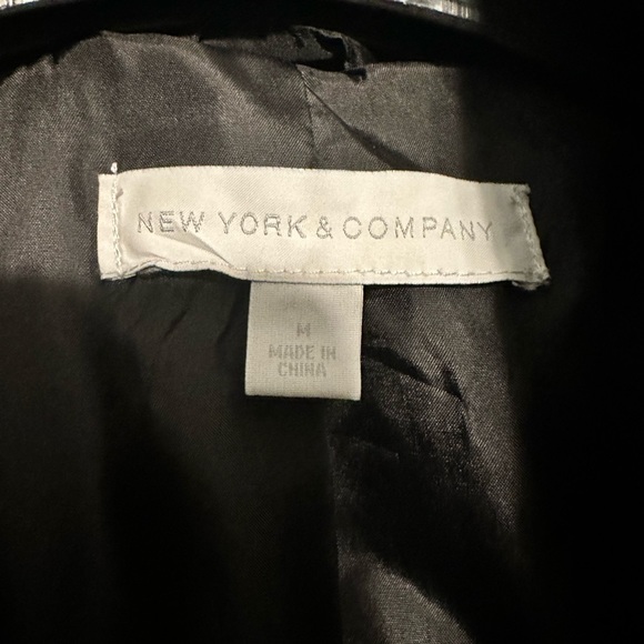 Women’s NY&Co Belted Pea Coat (M) - Picture 3 of 10